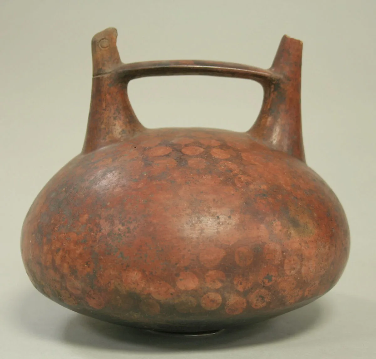 Double Spout and Bridge Bottle with Bird — Unknown