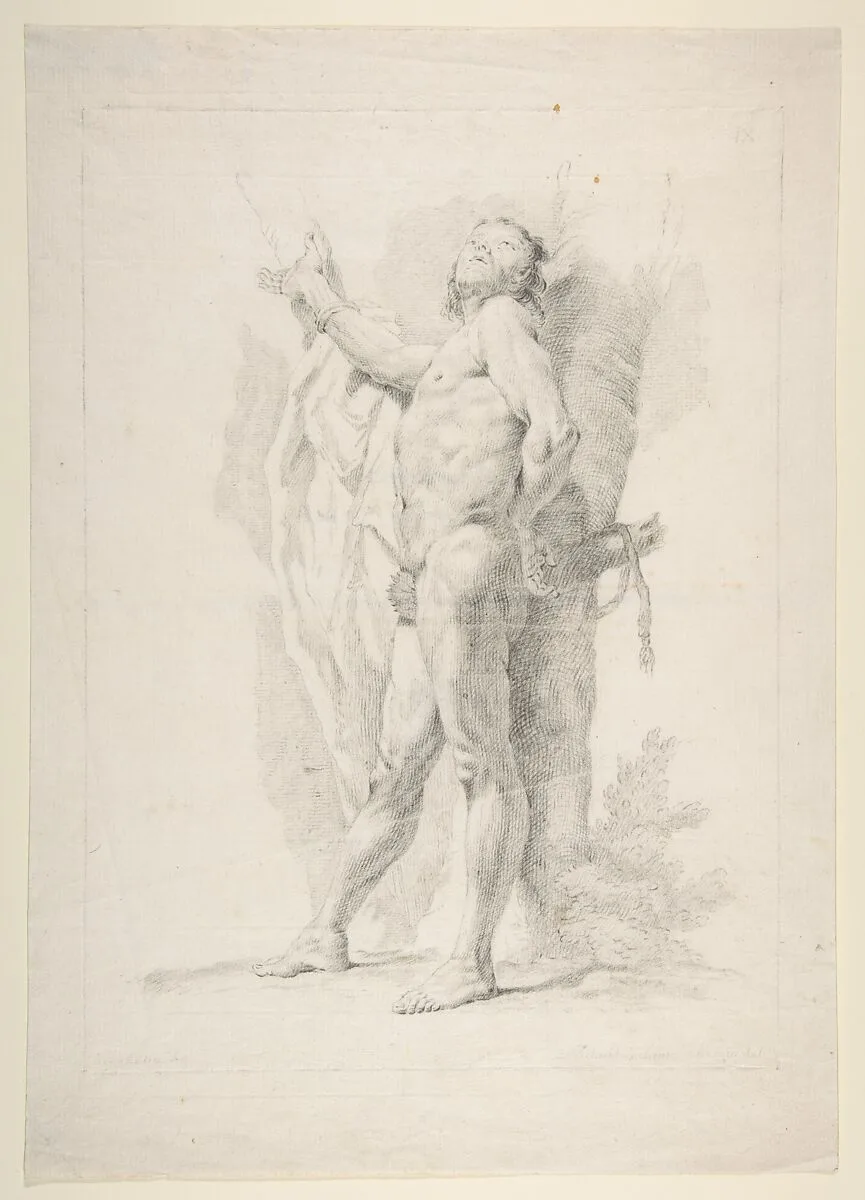 Nude Figure — Giovanni Battista Piazzetta