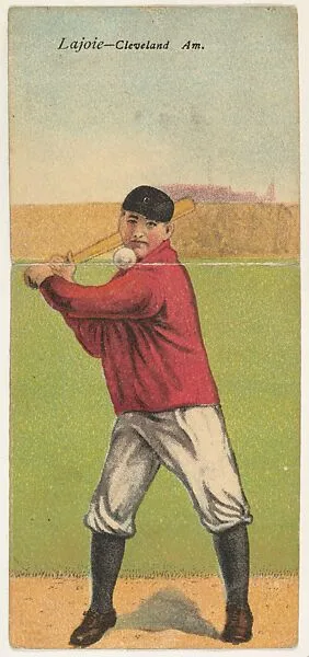 Lajoie, Cleveland, American League, from the Mecca Double Folder series (T201) — Mecca Cigarettes