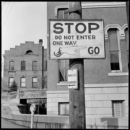 [8 Views of Architecture and Signage, Possibly Chicago]