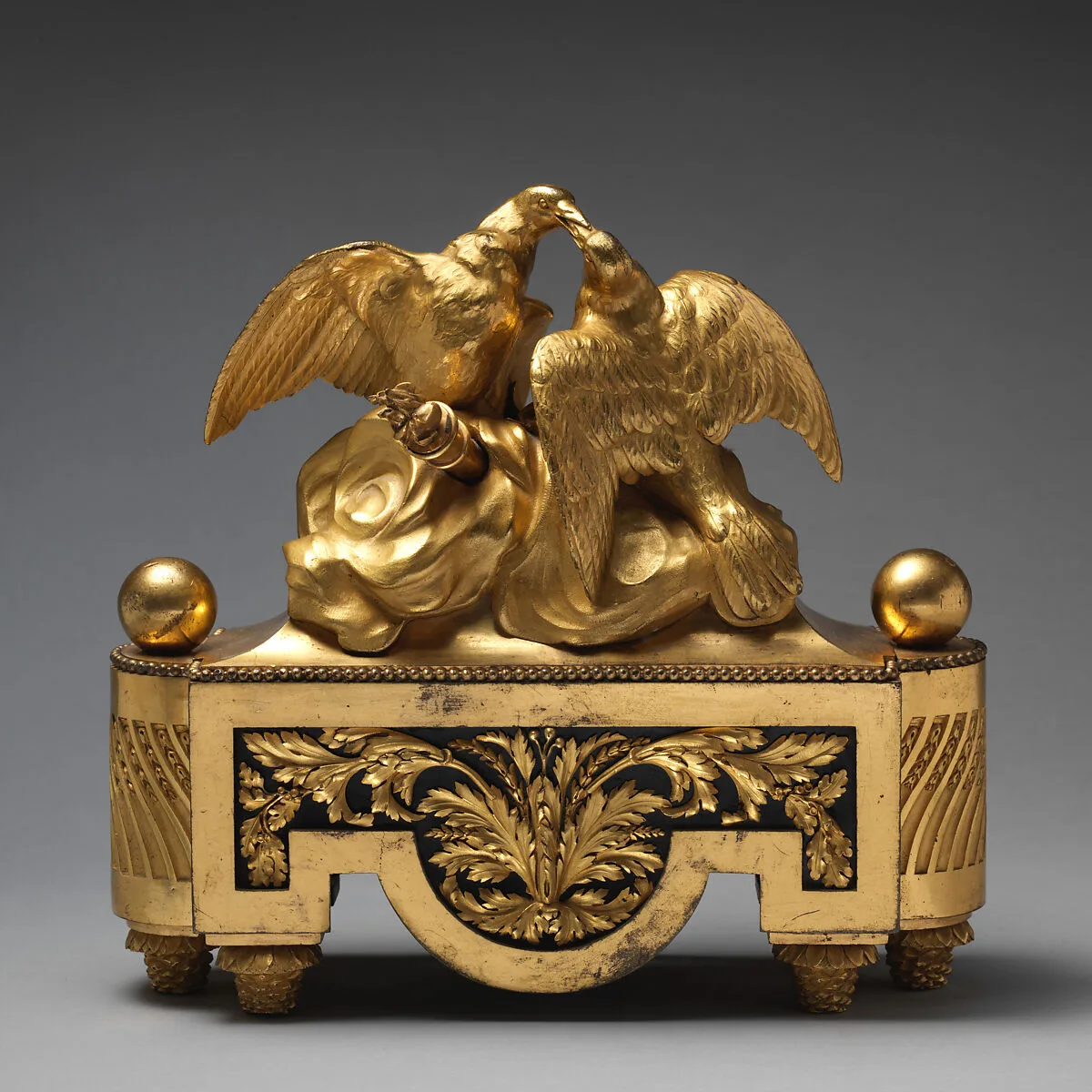 Andiron (feu or chenet) (one of a pair) — François Rémond