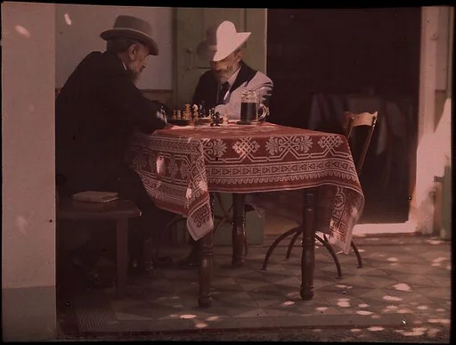 [Two Men Playing Chess]