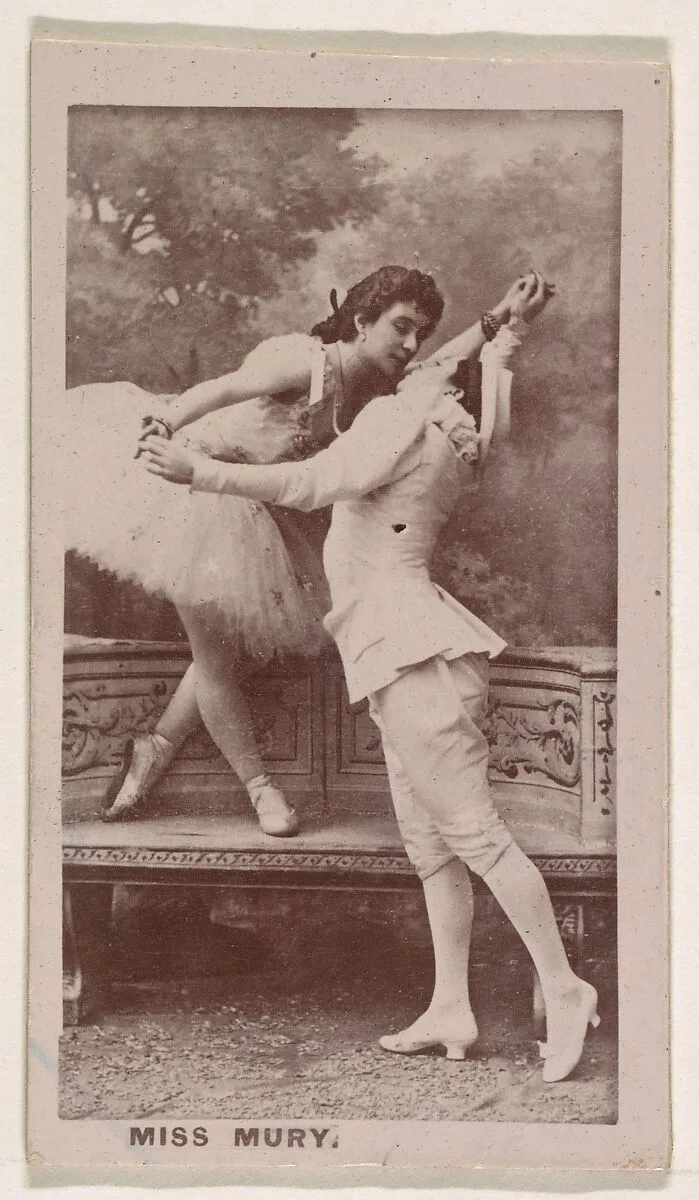 Miss Mury, from the Actresses series (N245) issued by Kinney Brothers to promote Sweet Caporal Cigarettes — Kinney Brothers Tobacco Company