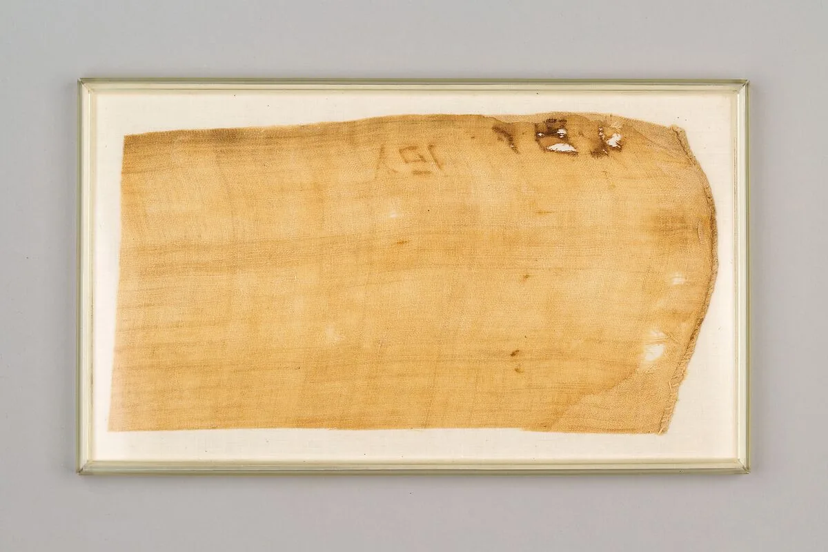 Linen Mark Recording the Name Wabetamun — Unknown