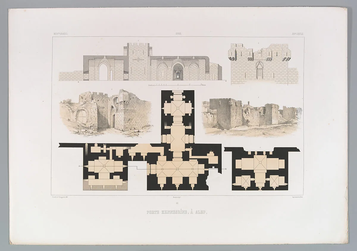 60. Porte Kennesrîne, à Alep — Joseph-Philibert Girault de Prangey