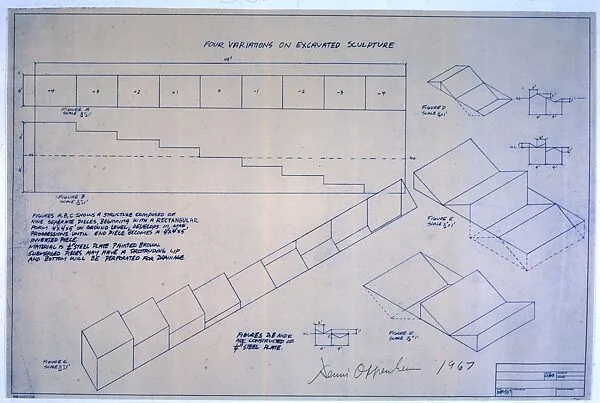 Four Variations on Excavated Sculpture — Dennis Oppenheim