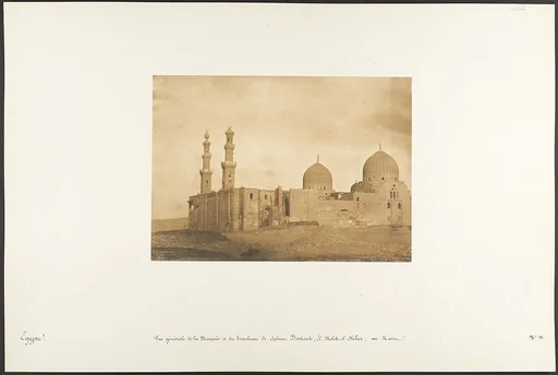 Vue générale de la Mosquée et du Tombeau de Sultan Bezkouk, El-Melek-el-Dâher, au Kaire