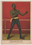 George Dixon, World's Champion, from the Dixie Queen Prizefighters of the Past and Present series (T223) — Dixie Queen Plug Cut Smoking Tobacco