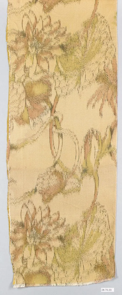 Water-lily textile — Cheney Brothers|Associated Artists