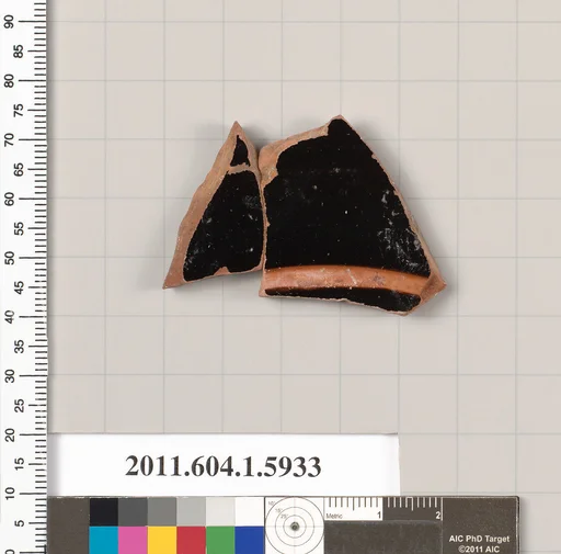 Terracotta fragment of a kylix (drinking cup)