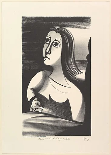 Girl with Cigarette