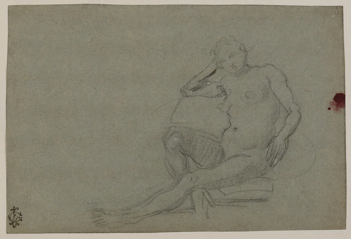 Seated Female Nude — Domenico Tintoretto