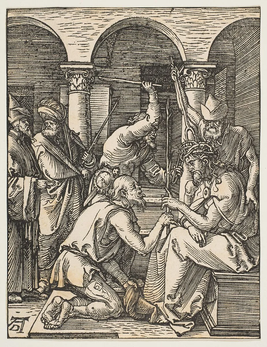 Christ Crowned with Thorns, from "The Small Passion" — Albrecht Dürer