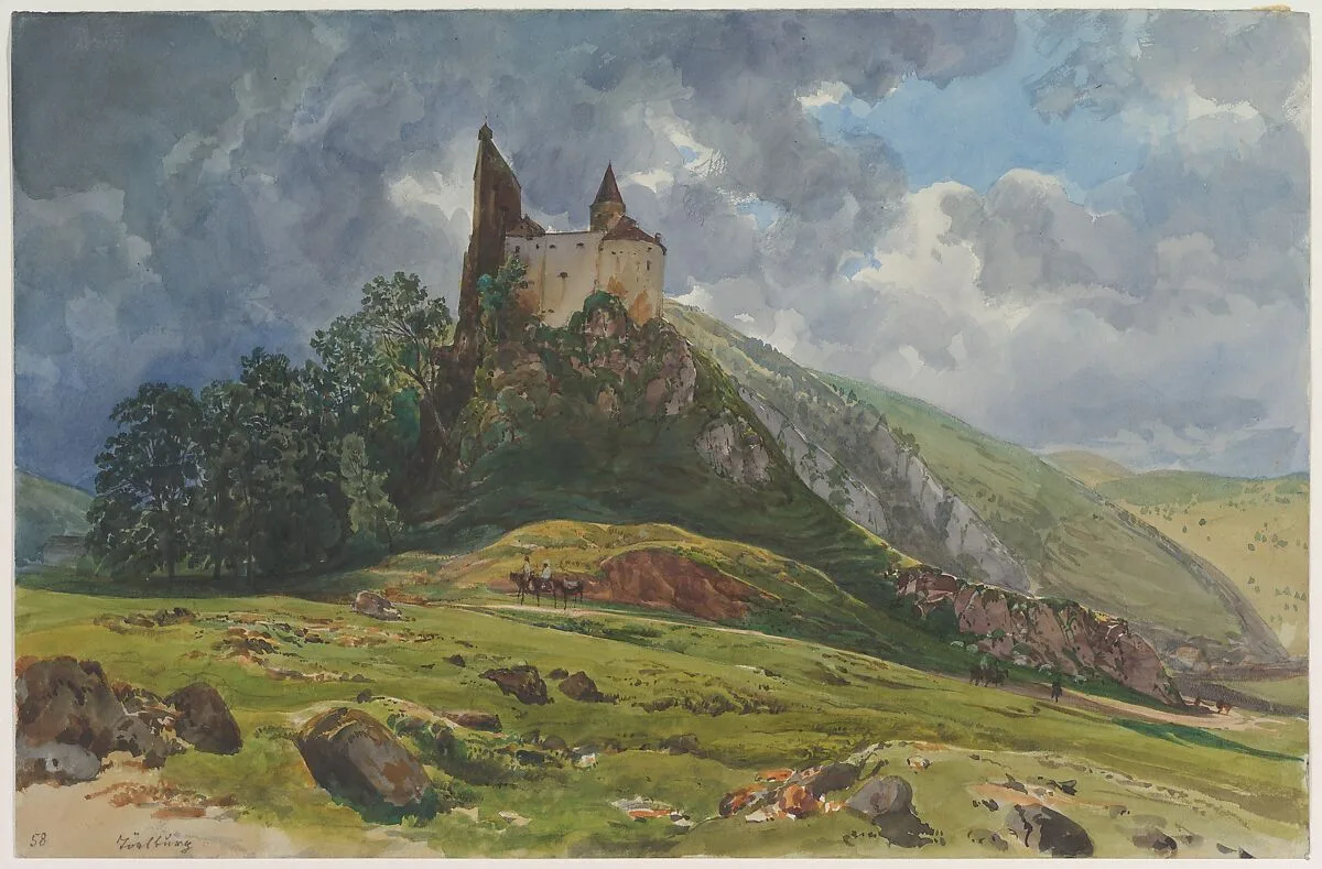 Ruin of Burg Schachenstein at Thörl in Styria — Thomas Ender