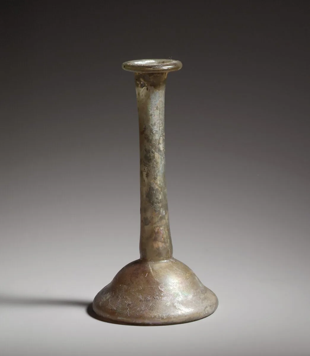 Glass perfume bottle — Unknown