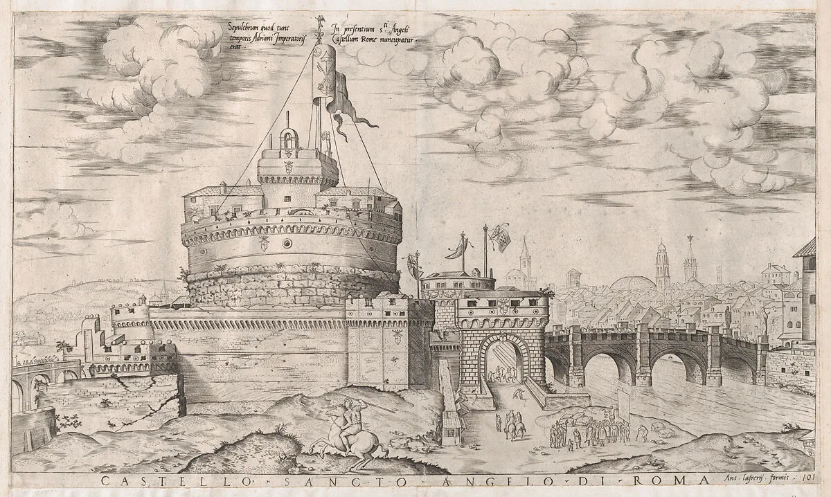 Speculum Romanae Magnificentiae: Castello Sant' Angelo — Anonymous|Antonio Lafreri