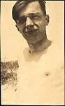 [Walker Evans, Shirtless on Beach]