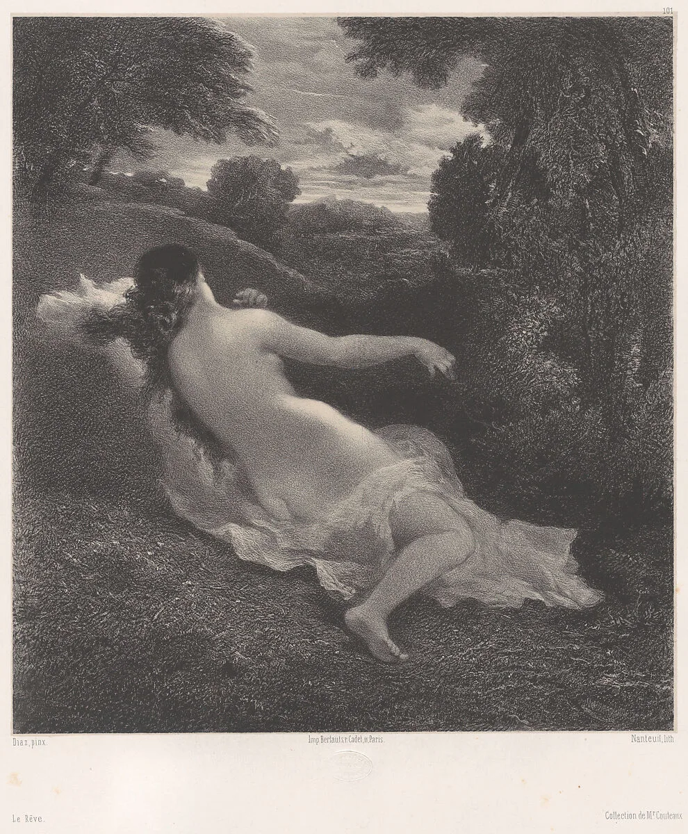 The Dream — Célestin Nanteuil|Bertauts, P. Cadet, Paris|Narcisse-Virgile Diaz de la Peña