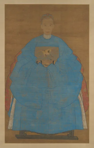 明 阮祖德 老婦像 軸|Portrait of an Old Lady