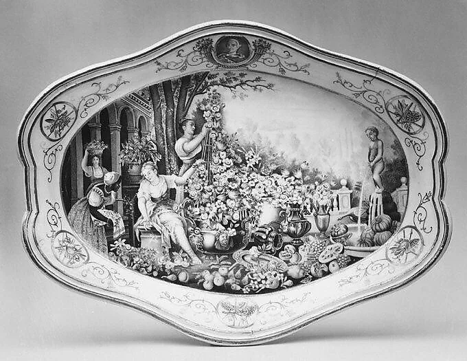 Dish — Royal Porcelain Manufactory, Naples