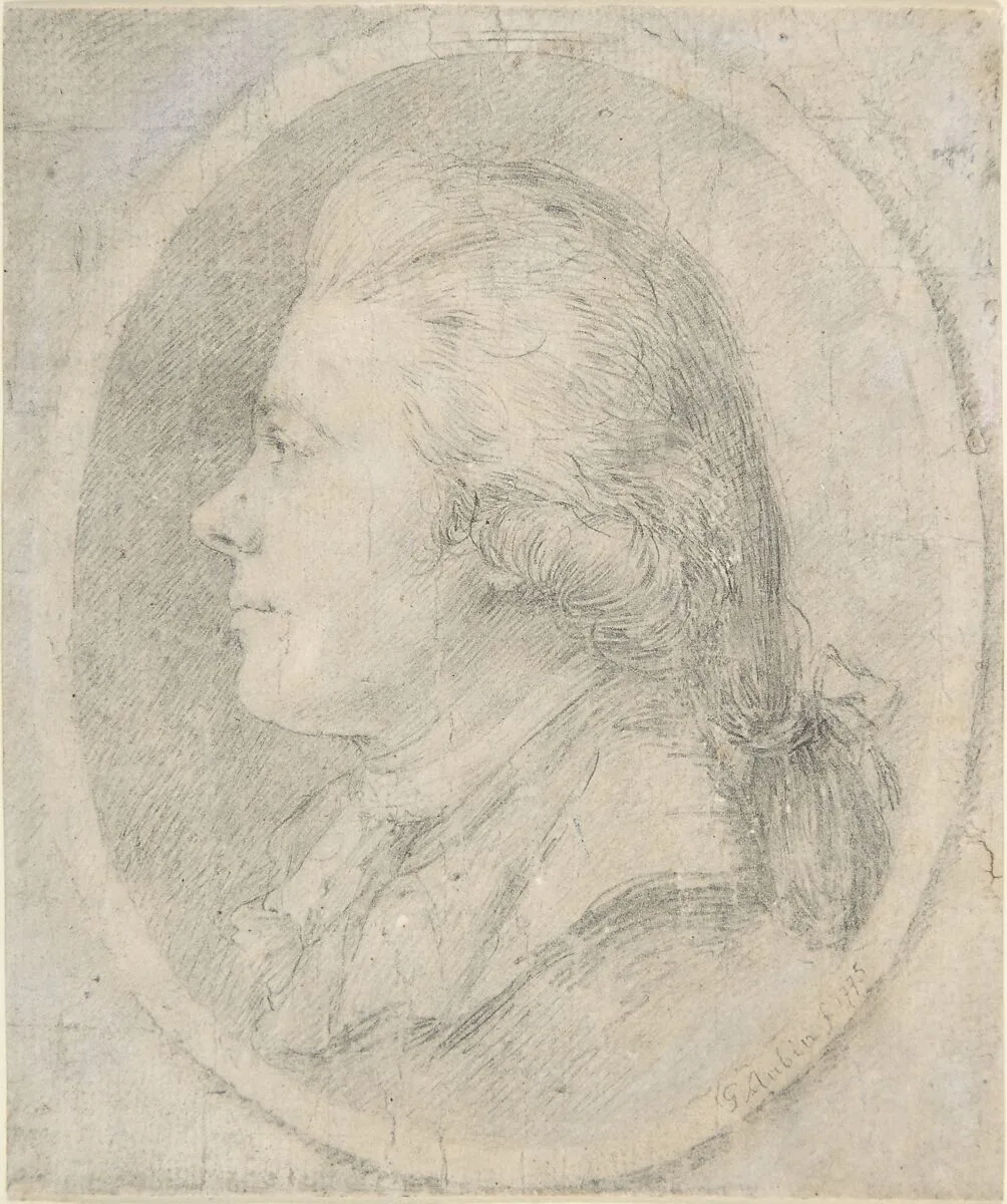 Portrait of a Man — Gabriel de Saint-Aubin