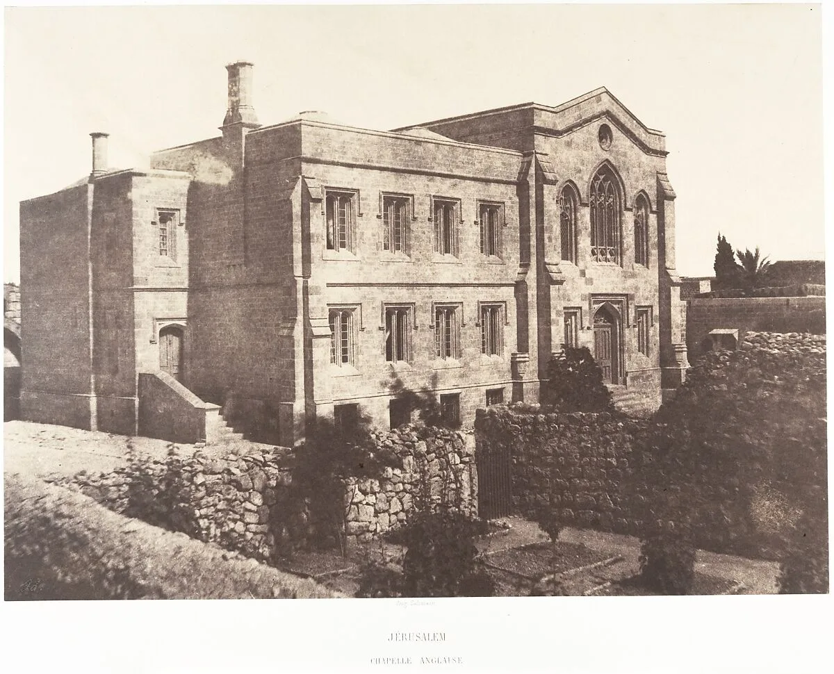 Jérusalem, Chapelle anglaise — Auguste Salzmann|Imprimerie photographique de Blanquart-Évrard, à Lille