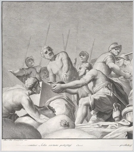 Embriaco Rejecting the Spoils, from: Forme Picturarum Archetypae