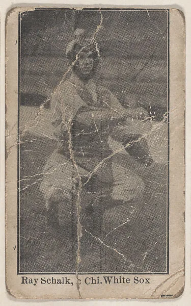 Ray Schalk, Chicago White Sox, from the Baseball Players set (W500) — Unknown