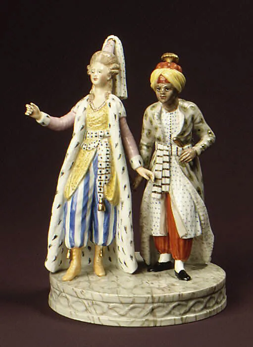 Sultana and Attendant — Andreas Hald|Royal Porcelain Manufactory