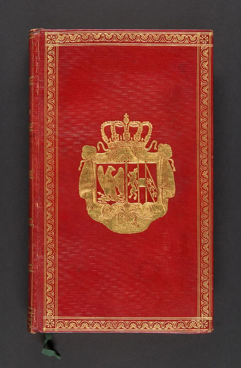 Galerie Giustiniani, ou, Catalogue figuré des tableaux de cette célèbre galerie, transportée d'Italie en France, accompagné d'observations critiques et historiques, et de soixante-douze planches gravée au trait, contenant environ cent cinquante sujets — Charles-Paul Landon|Chaignieau|Simier