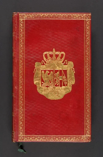 Galerie Giustiniani, ou, Catalogue figuré des tableaux de cette célèbre galerie, transportée d'Italie en France, accompagné d'observations critiques et historiques, et de soixante-douze planches gravée au trait, contenant environ cent cinquante sujets