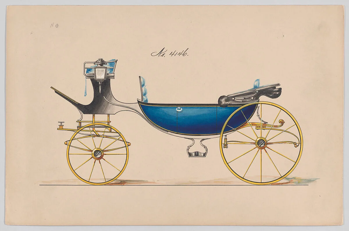 Design for Vis-à-vis, no. 4146 — Brewster & Co.|Herman Stahmer