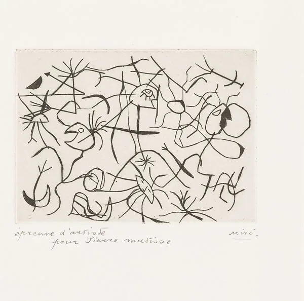 Stars and Dancers — Joan Miró