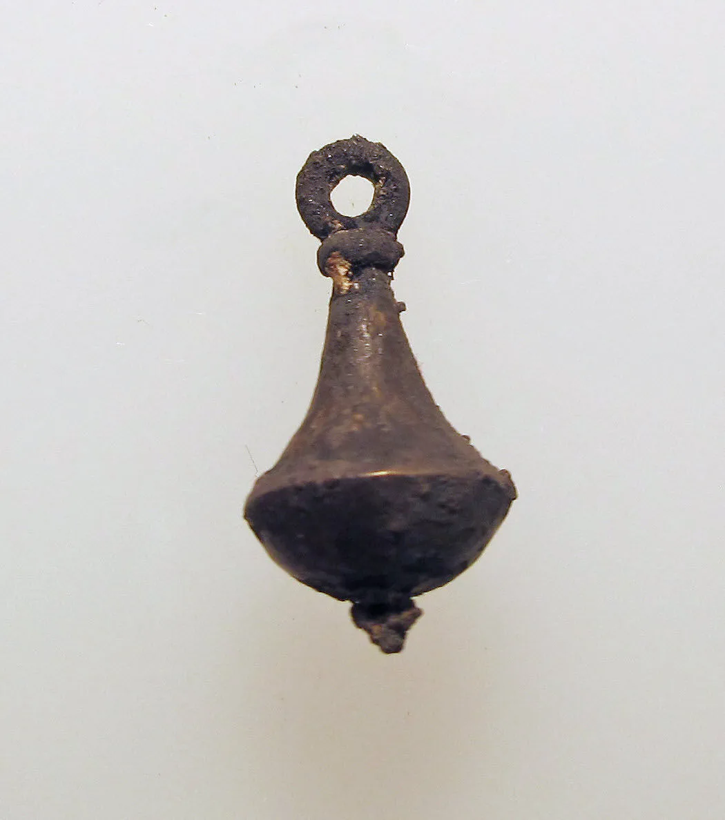 Pendants, nail head, from earrings — Unknown