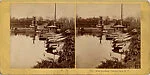[46 Stereographic Views of Boat Landings and Boat Houses Near Bethesda Fountain, Central Park, New York]