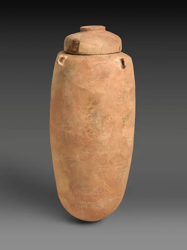 Dead Sea Scroll jar and lid