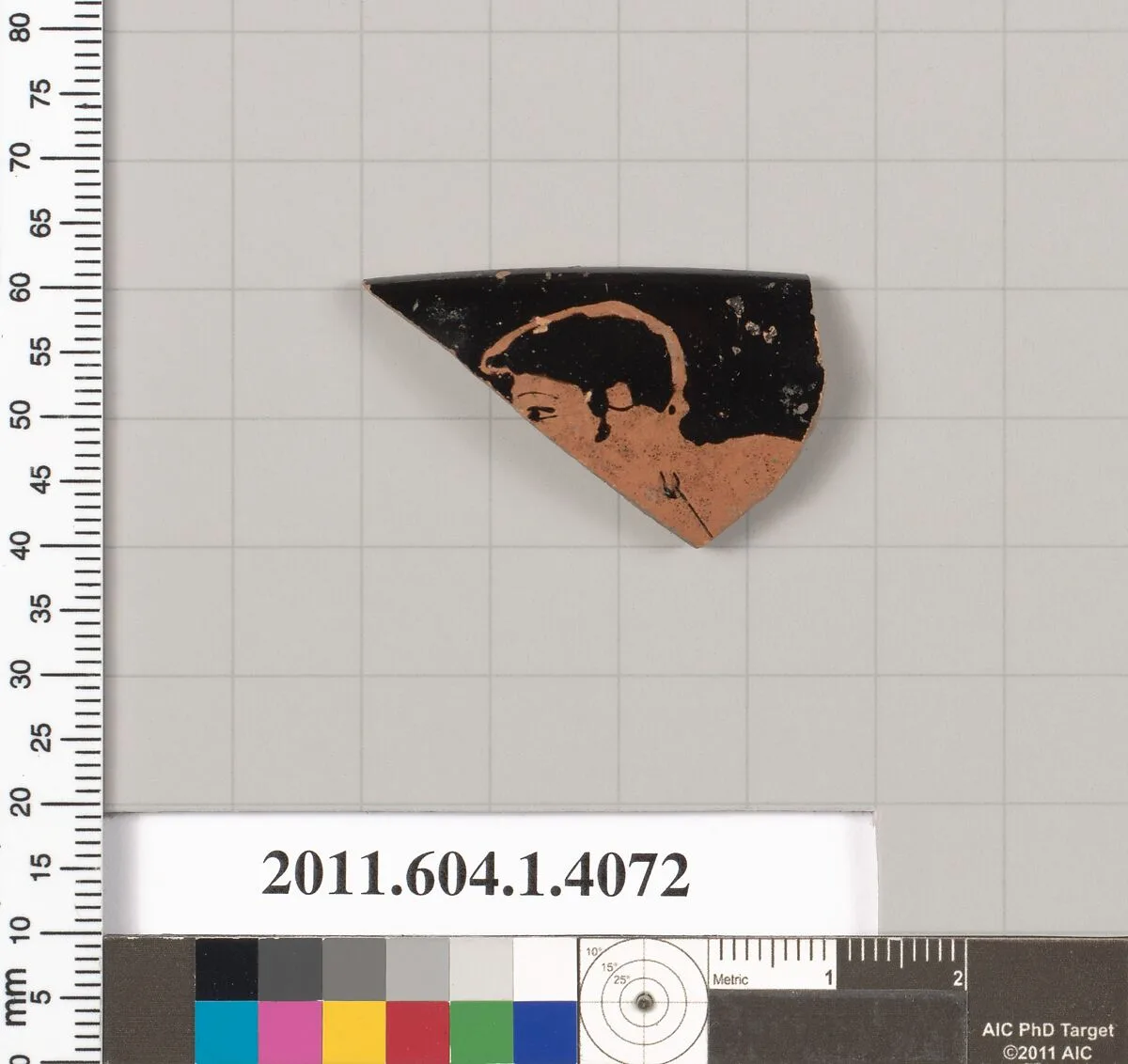Terracotta rim fragment of a kylix (drinking cup) — Unknown