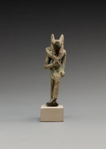 Anubis with scepter