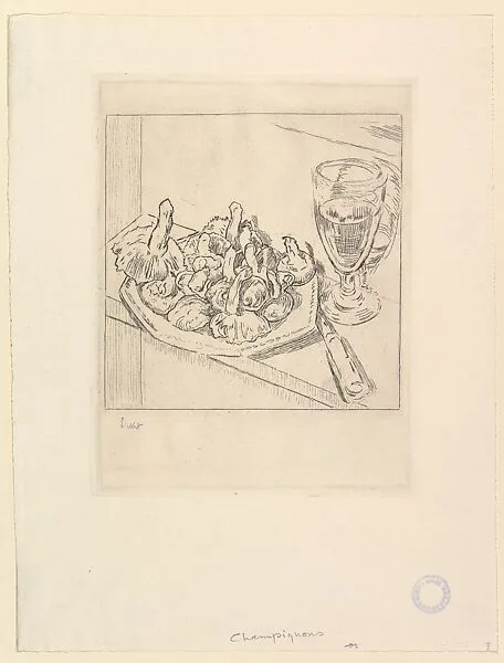 Mushrooms (The Small Plate) — Walter Richard Sickert