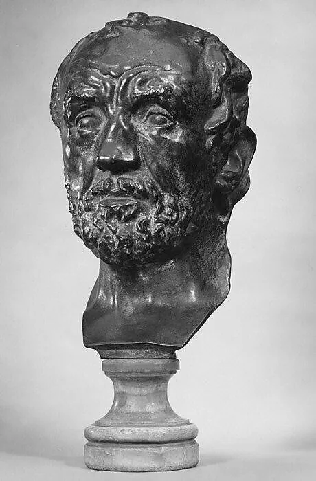 Mask of the Man with the Broken Nose (Masque de l'homme au nez cassé) — Auguste Rodin