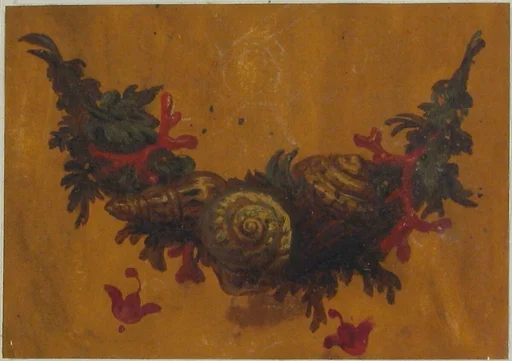 Design for Garland with Shells