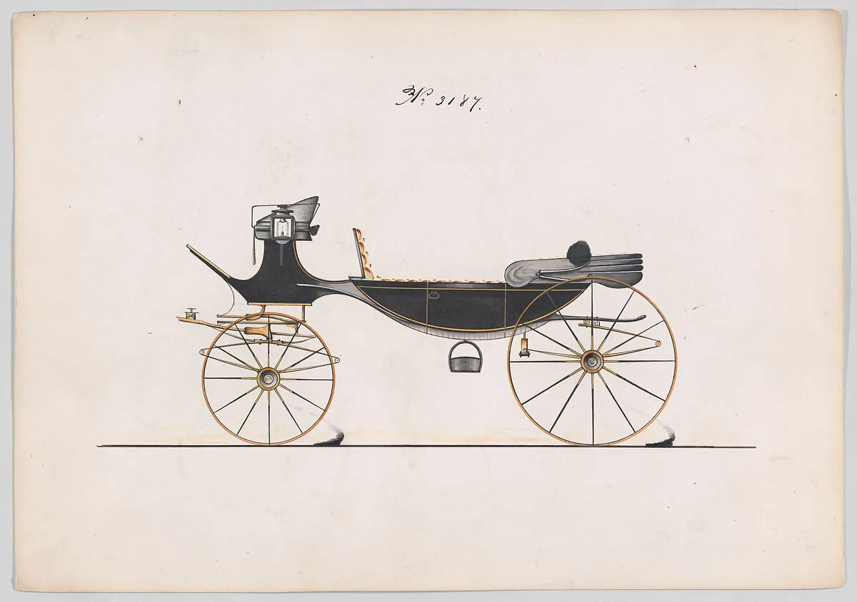 Design for Vis-à-vis, no. 3187 — Brewster & Co.