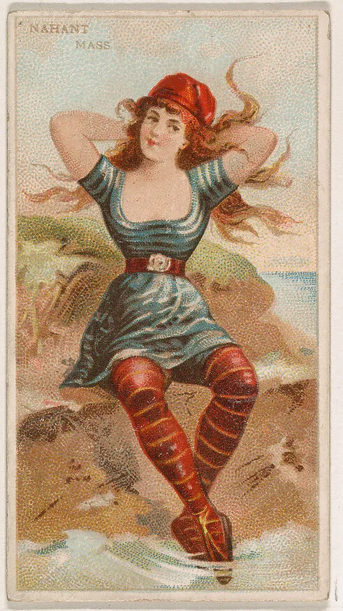 Nahant, Massachusetts, from the Surf Beauties series (N232), issued by Kinney Bros. — Kinney Brothers Tobacco Company