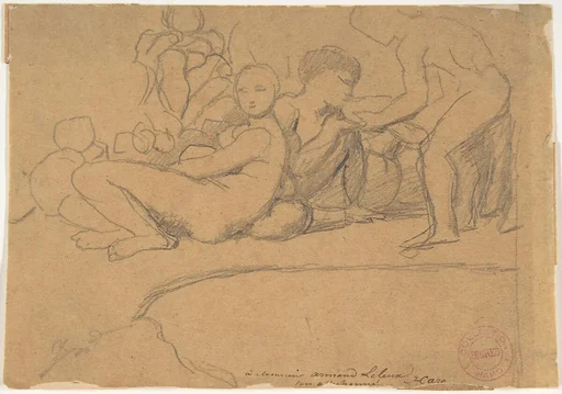 Nude Figures for L'Âge d'Or, Château de Dampierre