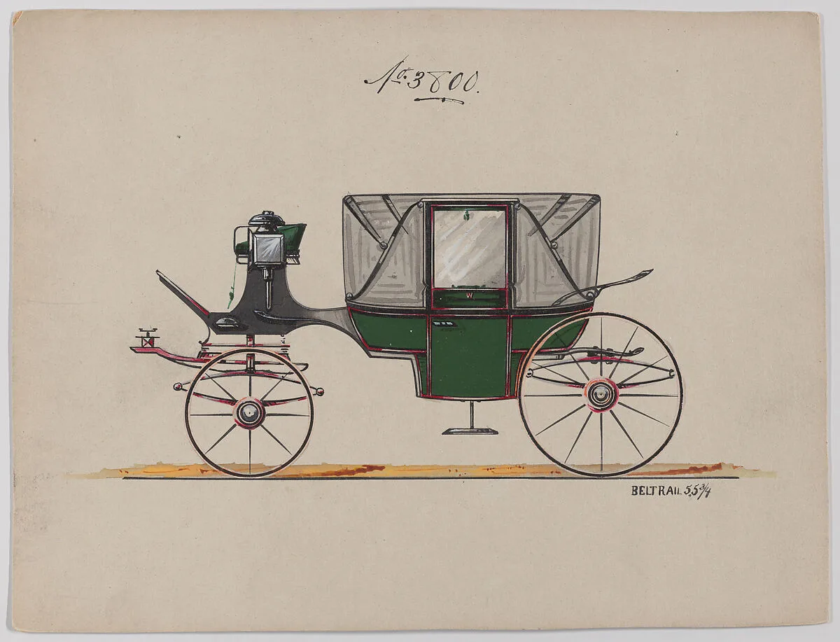 Design for Landau, No. 3800 — Brewster & Co.