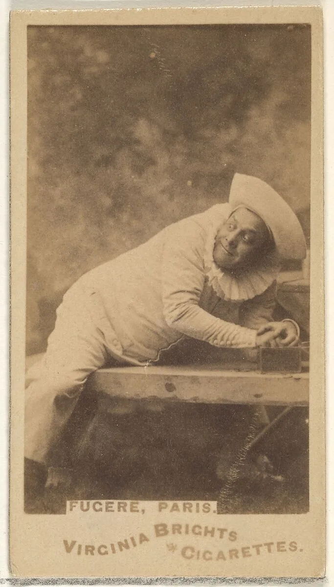 Fugere, Paris, from the Actors and Actresses series (N45, Type 1) for Virginia Brights Cigarettes — Allen & Ginter
