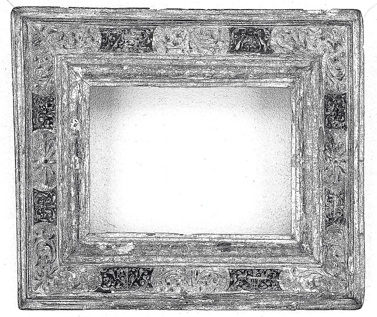 Reverse Cassetta frame (pair with 1975.1.2110) — Unknown
