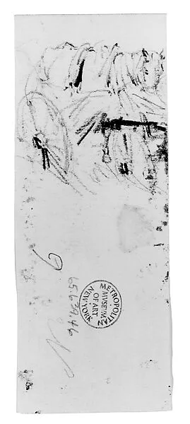 Partial Sketch of a Wagon — Unknown