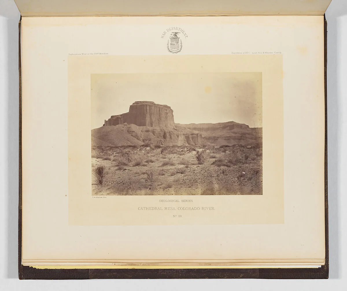 Cathedral Mesa, Colorado River — Timothy H. O'Sullivan