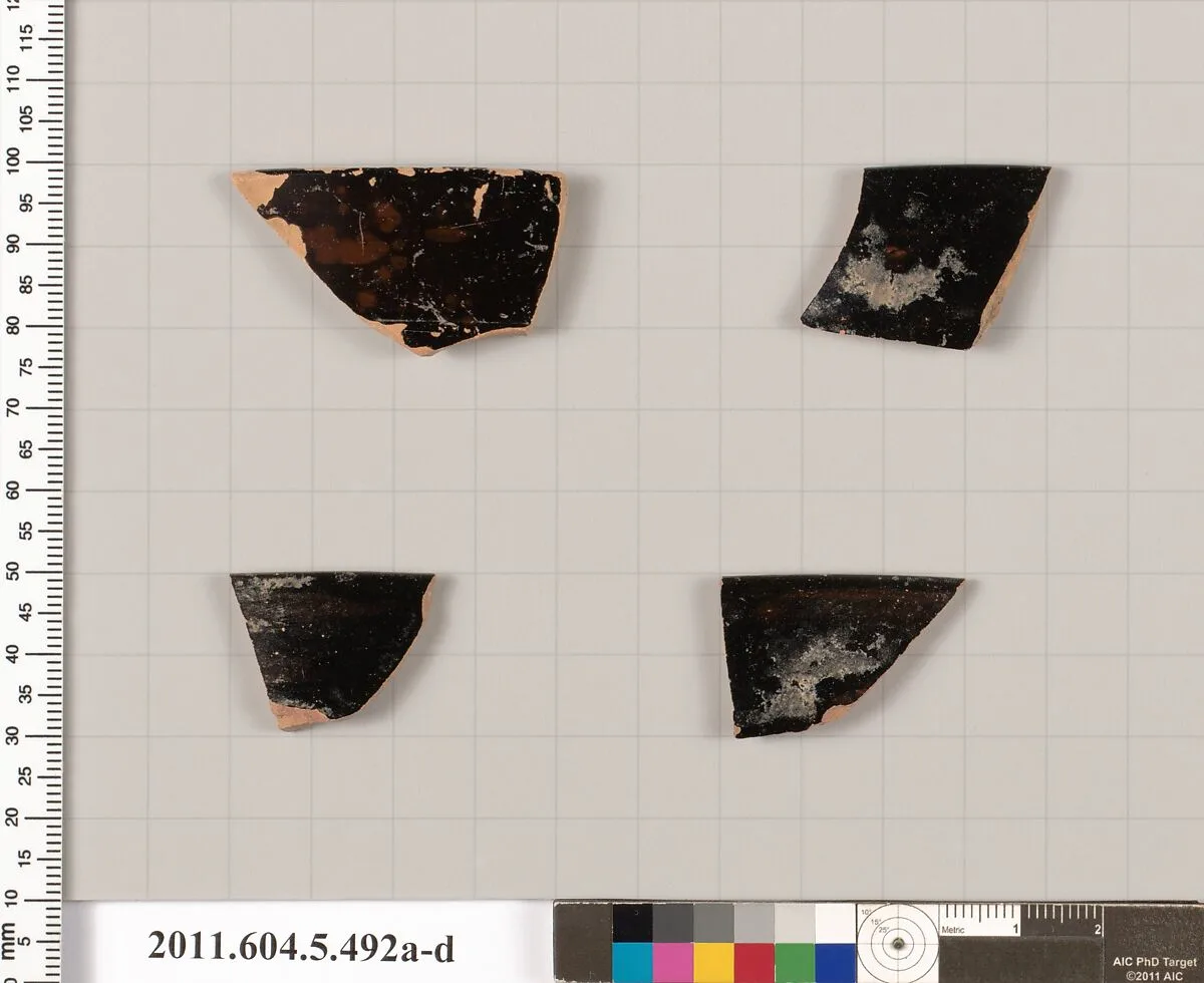 Terracotta rim fragments of kylikes (drinking cups) — Unknown